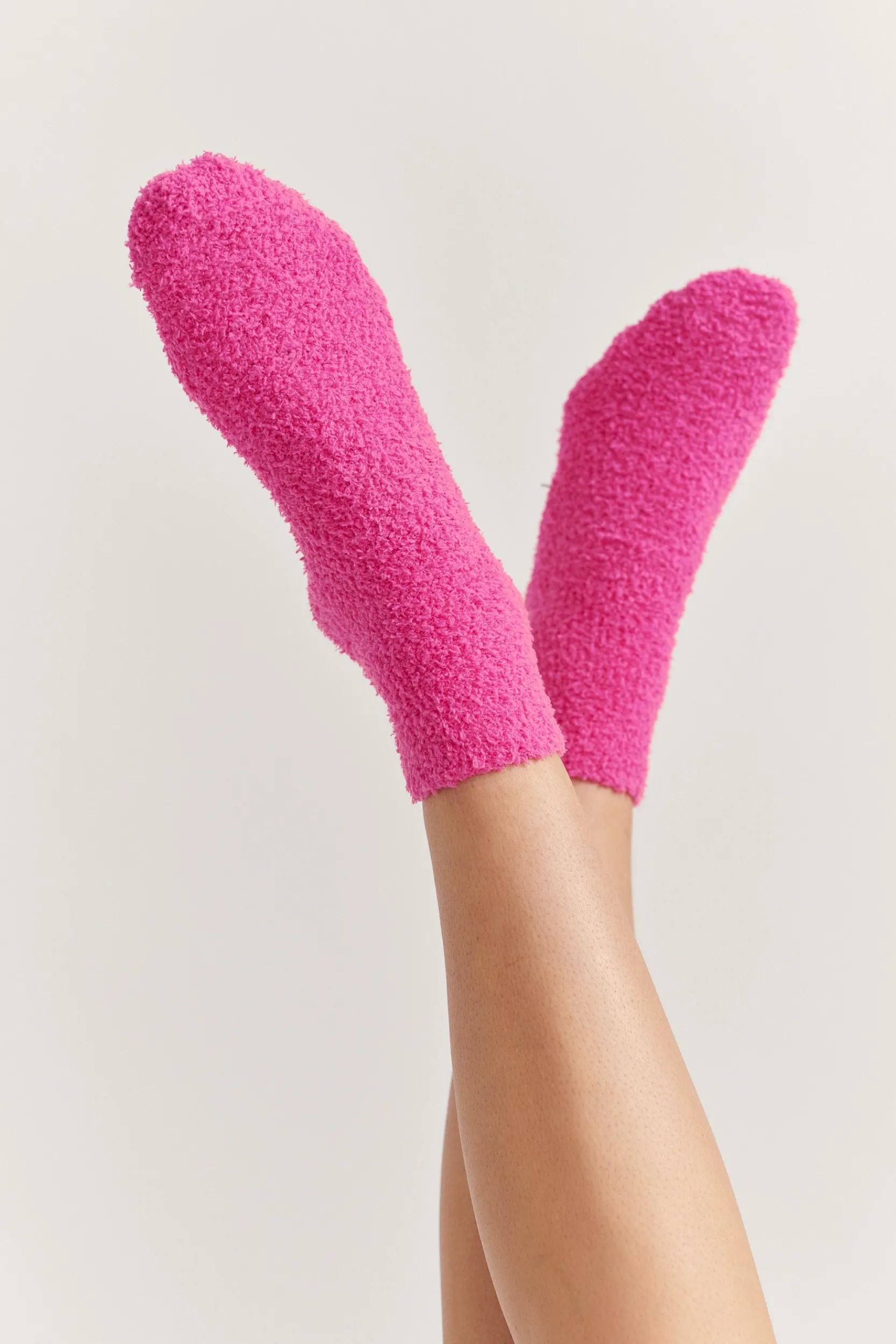 Kat The Label Fluffy Bed Socks Hot Pink | Gifts | Slippers