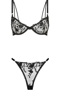 Kat The Label Nicolette Thong Set | Underwire Sets