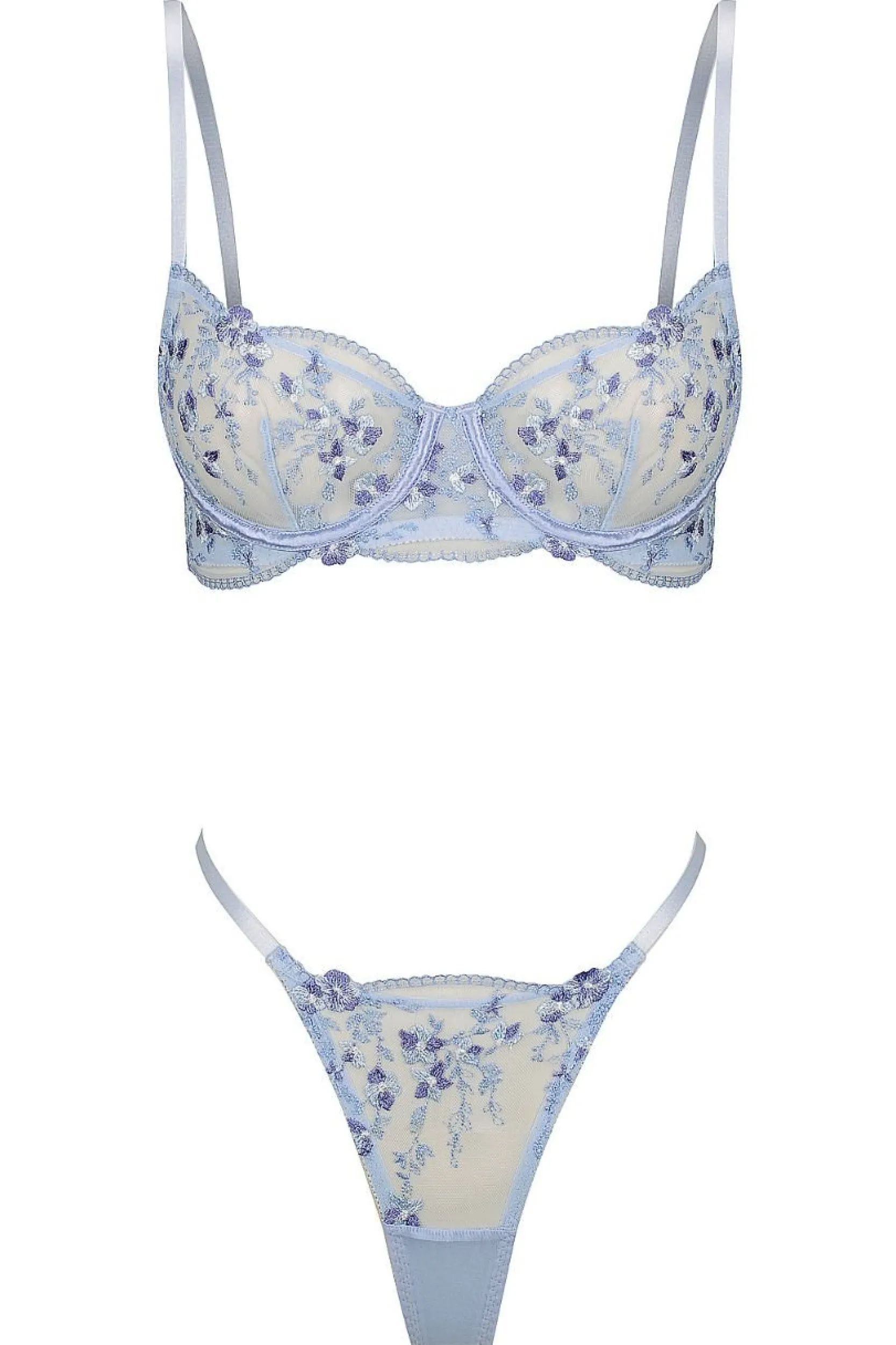 Kat The Label Sofia Set Cornflower | Something Blue | Underwire Sets